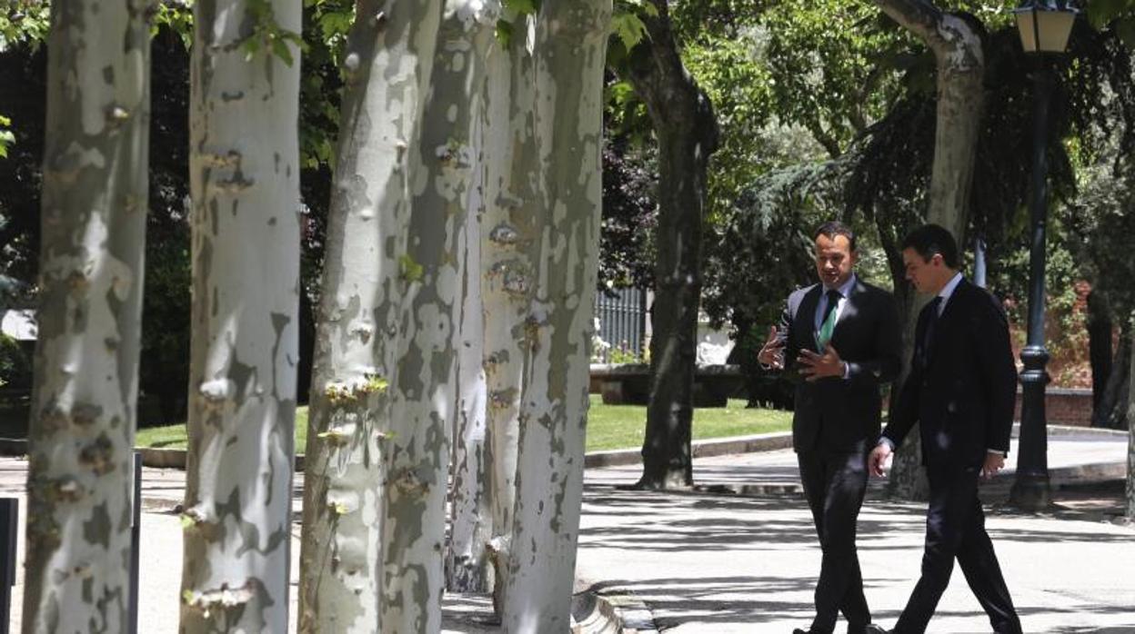 Pedro Sánchez recibe al primer ministro de Irlanda, Leo Varadkar, en Moncloa