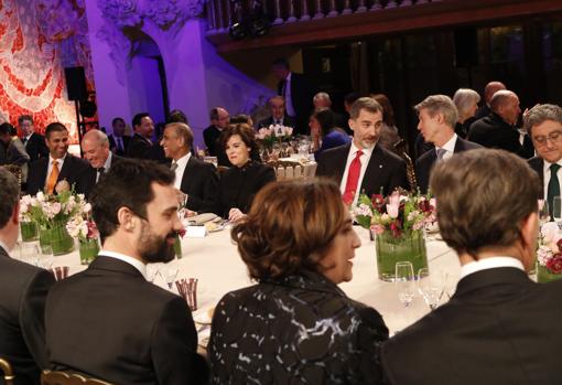 El Rey Felipe VI preside la cena de bienvenida al Mobile World Congress (MWC)