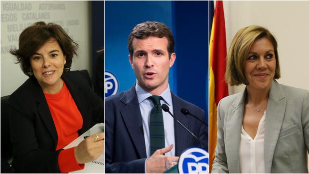 Así son los tres favoritos para presidir el PP