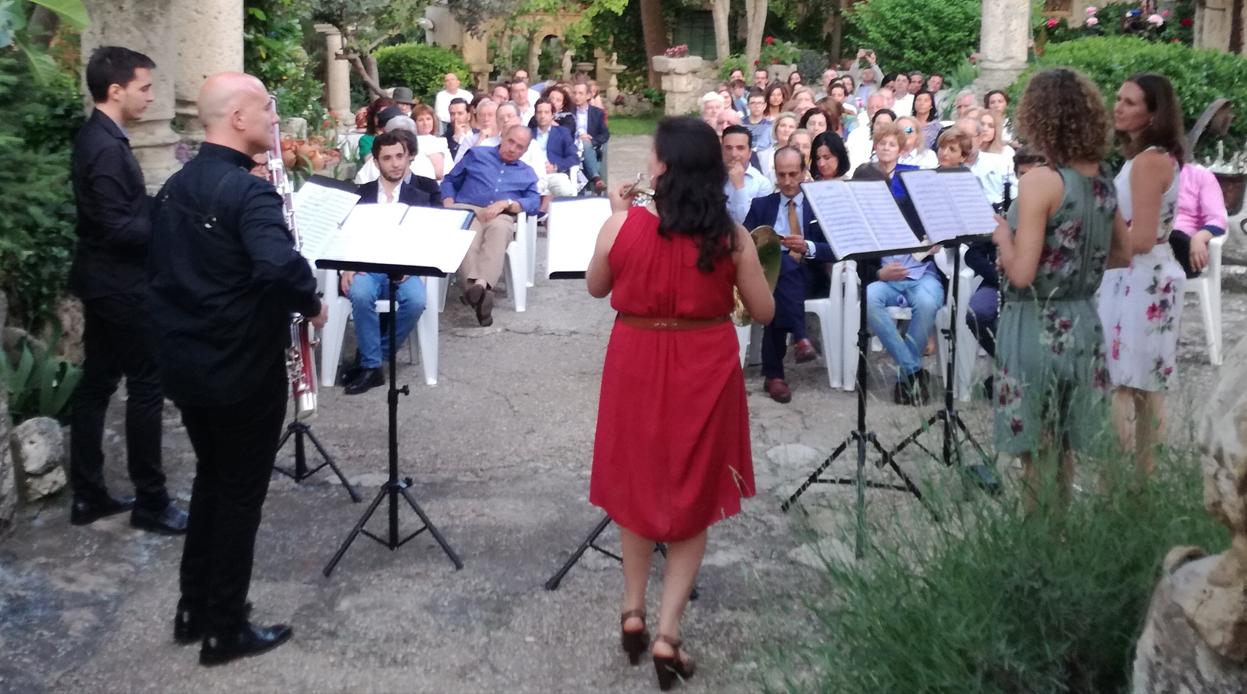 Actuación del quintento «Respira» en La Casa Grande