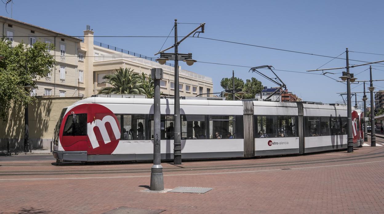 Imagen de archivo del tranvía del Metro de Valencia donde se produjeron los hechos denunciados