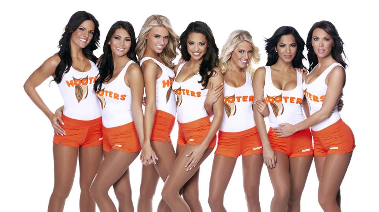 Uno de los reclamos publicitarios de la cadena Hooters