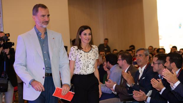 El Rey Felipe VI y la Reina Letizia asisten al encuentro anual «Rescatadores de talento» en Gerona