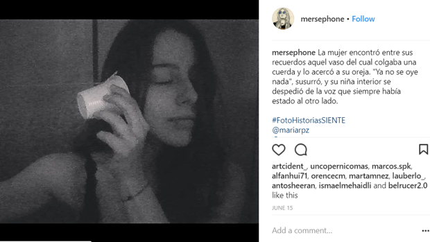 María Romero Pérez gana el primer concurso de microrrelatos en Instagram #FotoHistoriasSiente