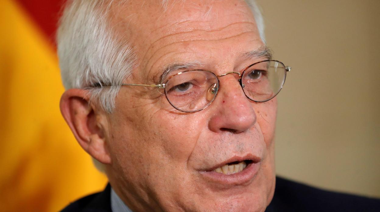 El ministro de Asuntos Exteriores, Josep Borrell, en una comparecencia reciente