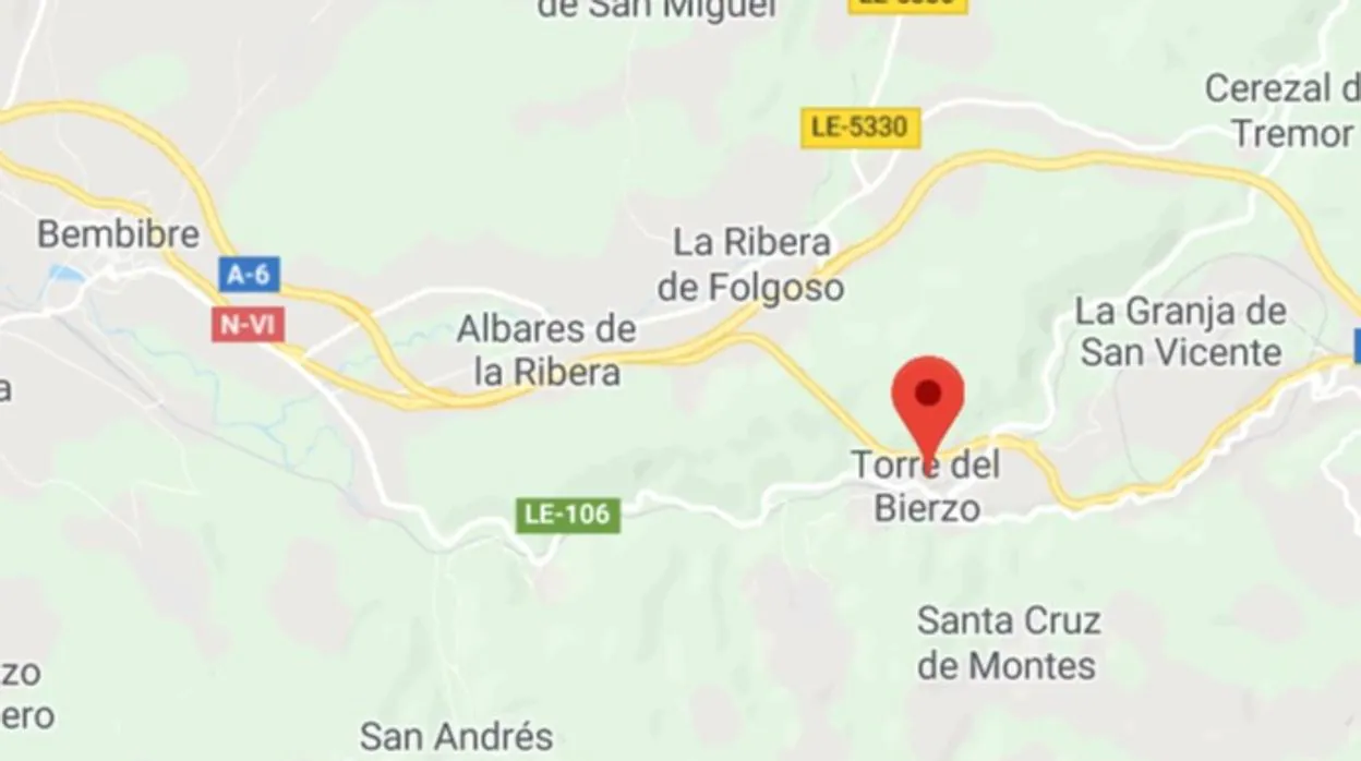 Fallece un motorista de 66 años en la A-6 a la altura de Torre del Bierzo (León)