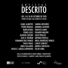 Toledo acogerá en octubre la gran exposición colectiva «Artistas Descrito»