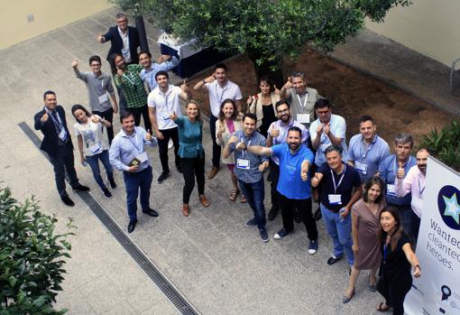 Integrantes de las startup del proyecto en el que colabora Hidraqua