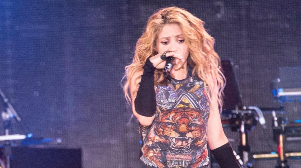 La cantante colombiana Shakira en Barcelona