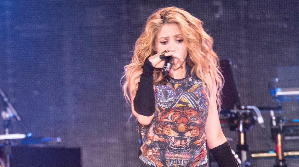 La cantante colombiana Shakira en Barcelona