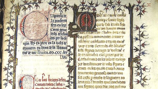 Hallan un manuscrito de 1359 que recopila la normativa de los orígenes de Generalitat de Cataluña