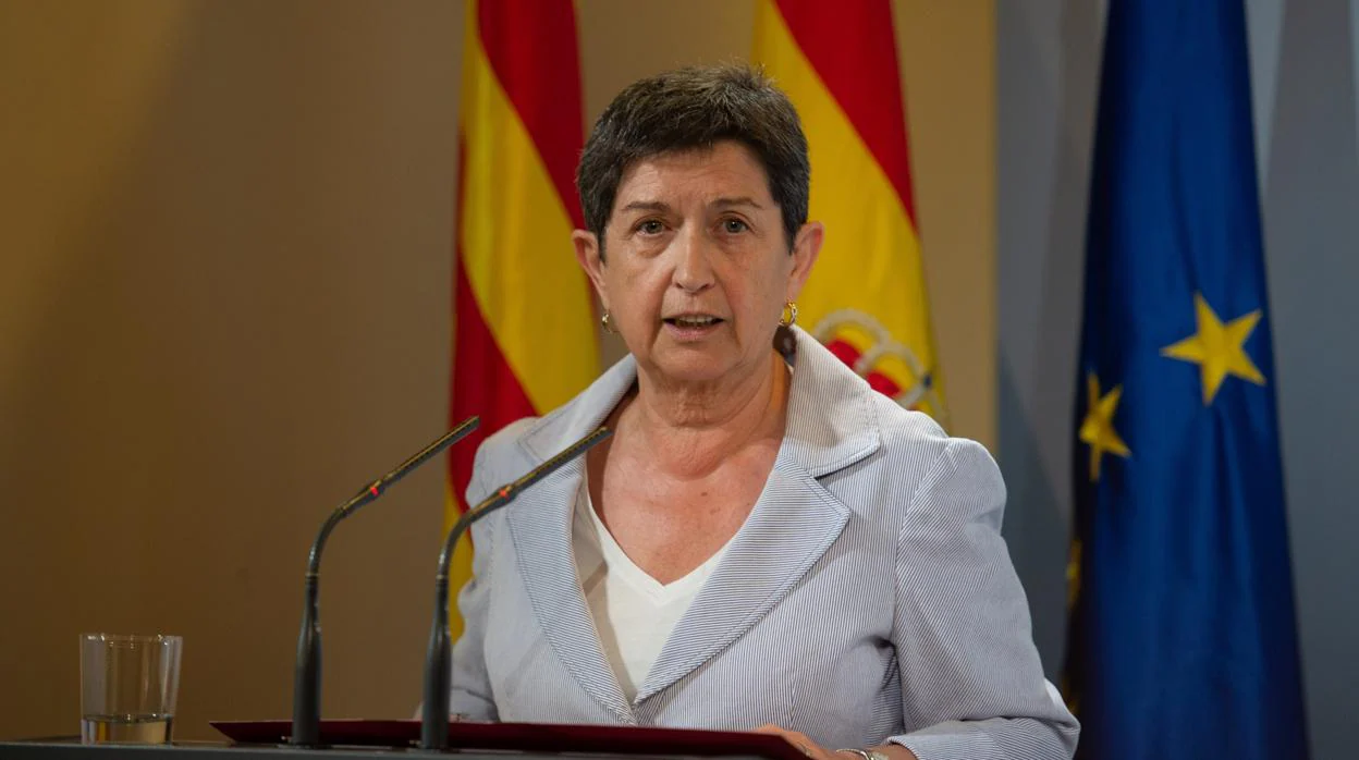 Teresa Cunillera, el día de su toma de posesión como delegada del Gobierno en Cataluña