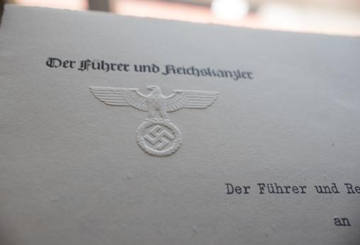 Fragmento de la carta de Hitler a Franco