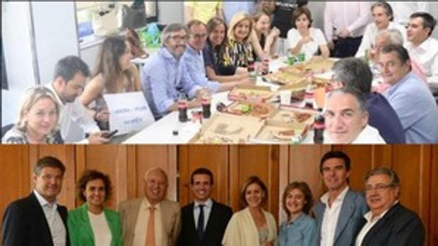 Guerra de «pizzas» contra «quesitos» en el PP