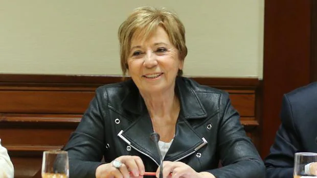 Celia Villalobos, en una imagen de junio en la reunión del Pacto de Toledo