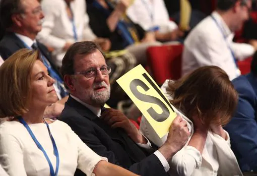 Mariano Rajoy, ayer, en el Congreso