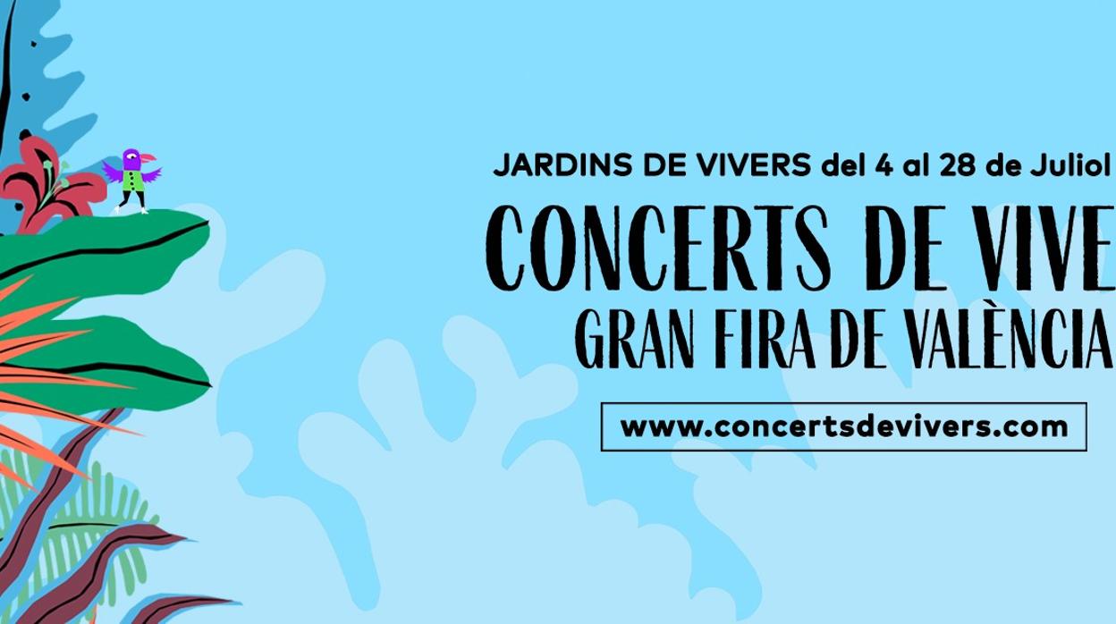 Imatge del cartell dels Concerts de Vivers