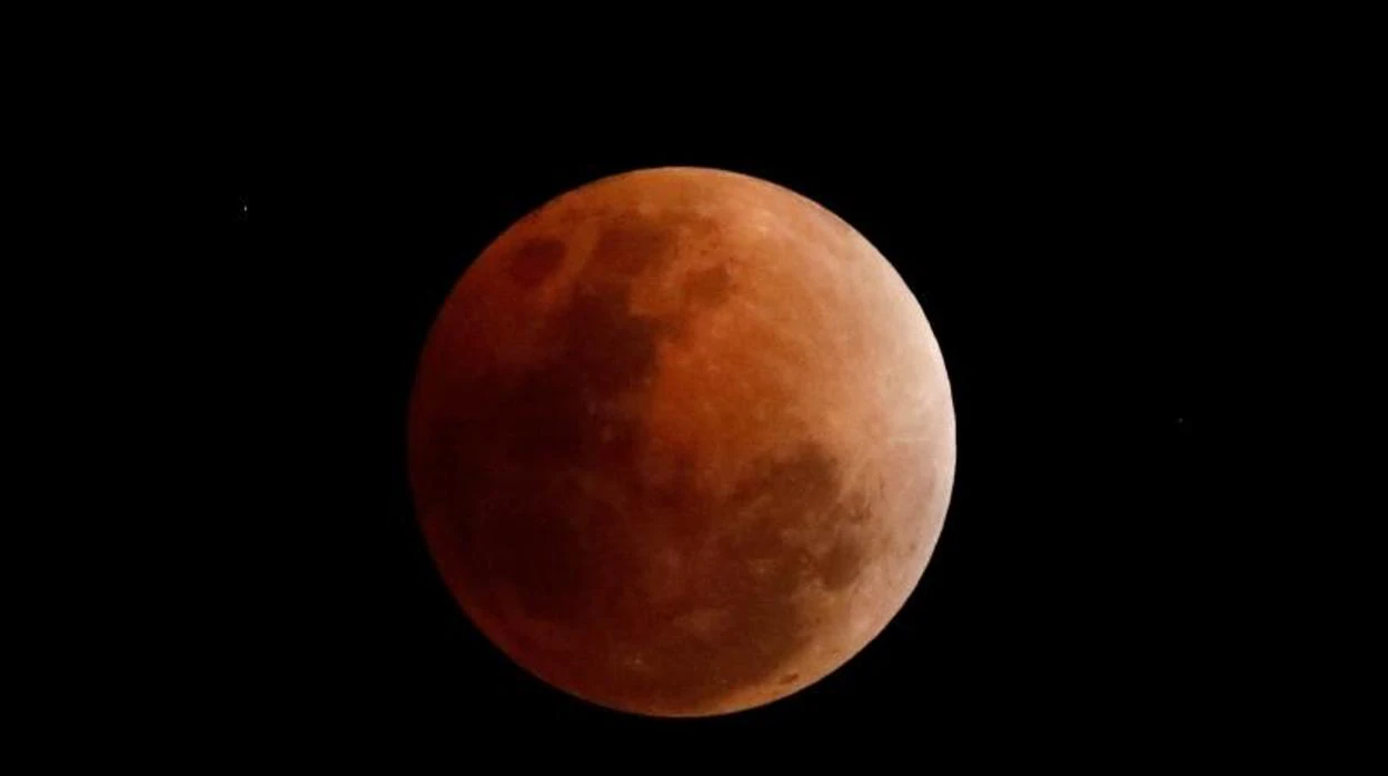 Un eclipse lunar que tuvo lugar a principios de año