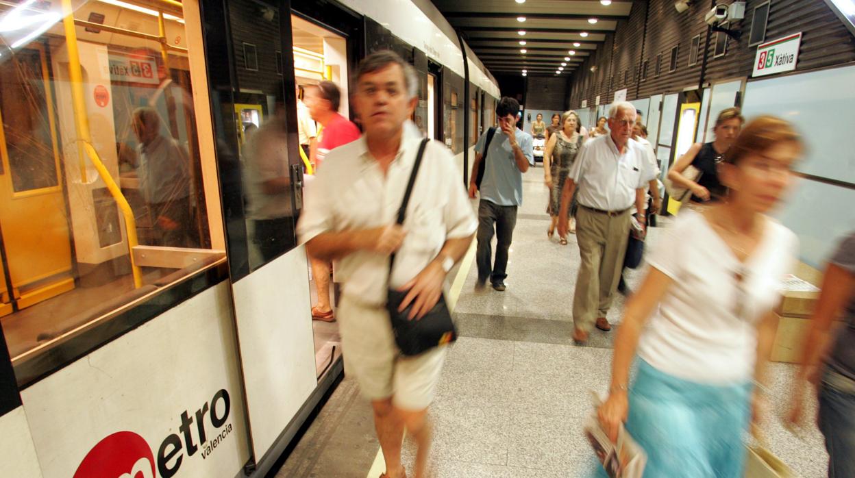 Imagen de archivo del metro de Valencia