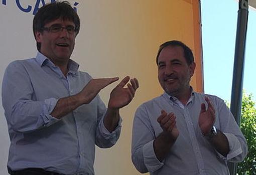 Puigdemont y Espadaler cuando sus partidos (CDC y Unió) eran socios de coalición