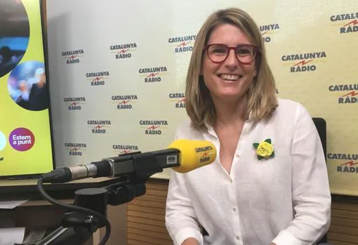La consejera Artadi, hoy en Catalunya Ràdio