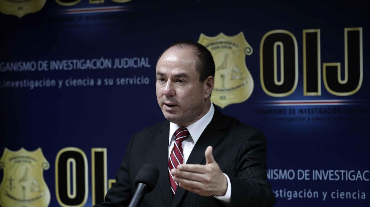 El director del Organismo de Investigación Judicial (OIJ) de Costa Rica informa de los avances policiales