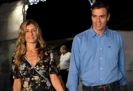 Pedro Sánchez y su esposa, Begoña Gómez, en el FIB de Castellón