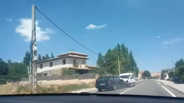 Graban en vídeo un accidente mortal en Segovia tras apreciar mala conducción