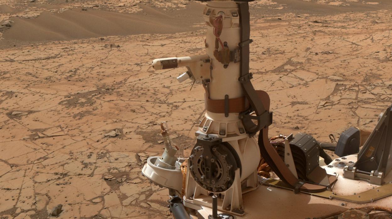 Estación meteorológica REM, del Rover Curiosity, fabricada en RAMEM, ahora en el Rover Curiosity, en Marte