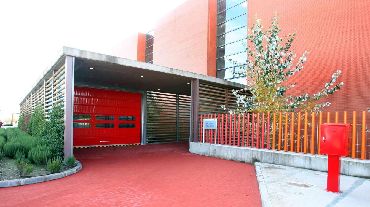 Entrada a Urgencias en el Hospital Universitario Río Hortega de Valladolid