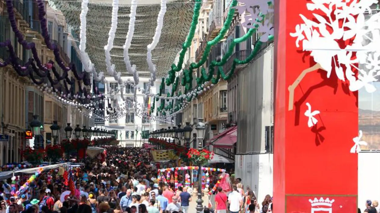 Visitantes en la Feria de Málaga de este año