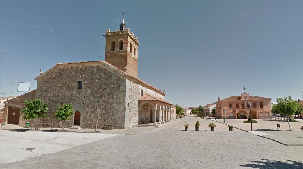 Fachada de la Iglesia de San Juan Bautista, de Pajares de Adaja