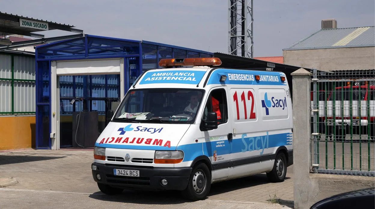 Ambulancia en la provincia de Salamanca
