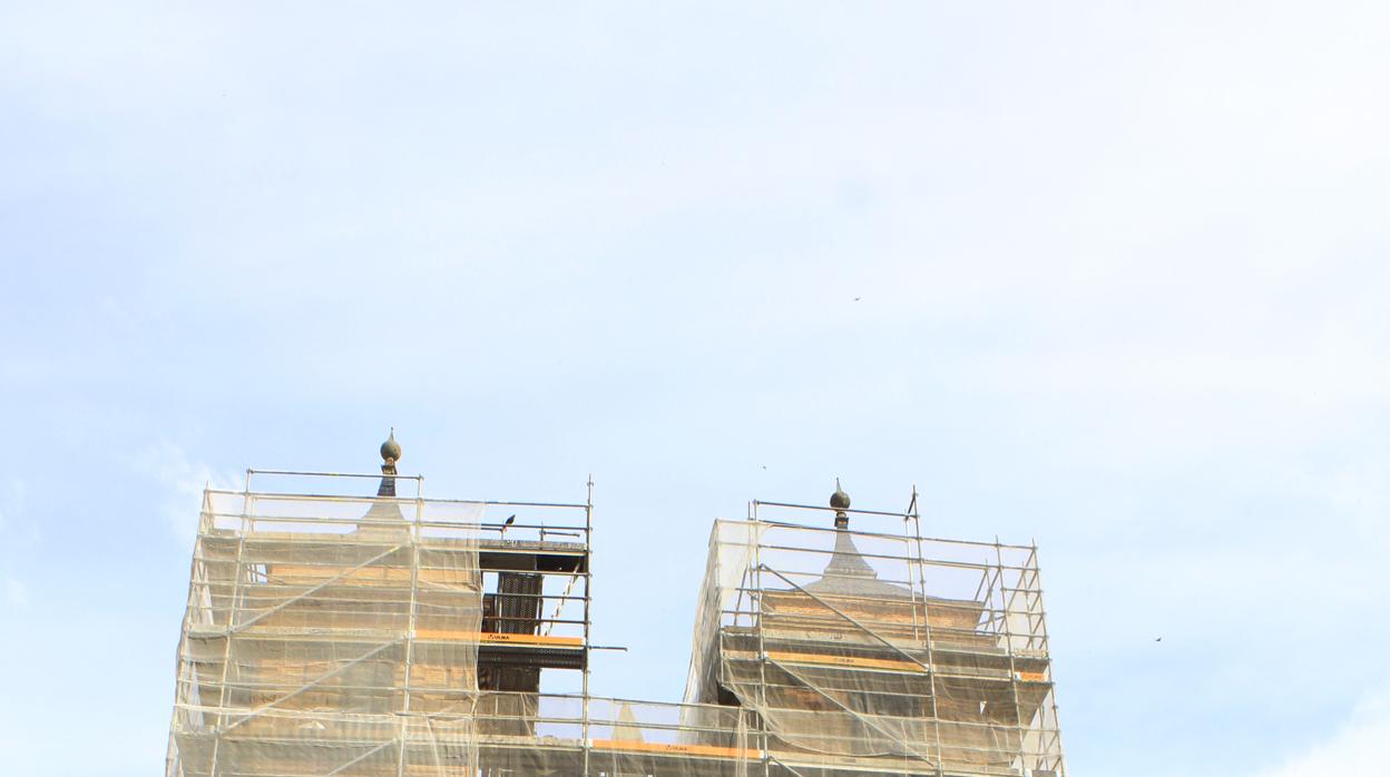 Puerta del Cambrón, en obras