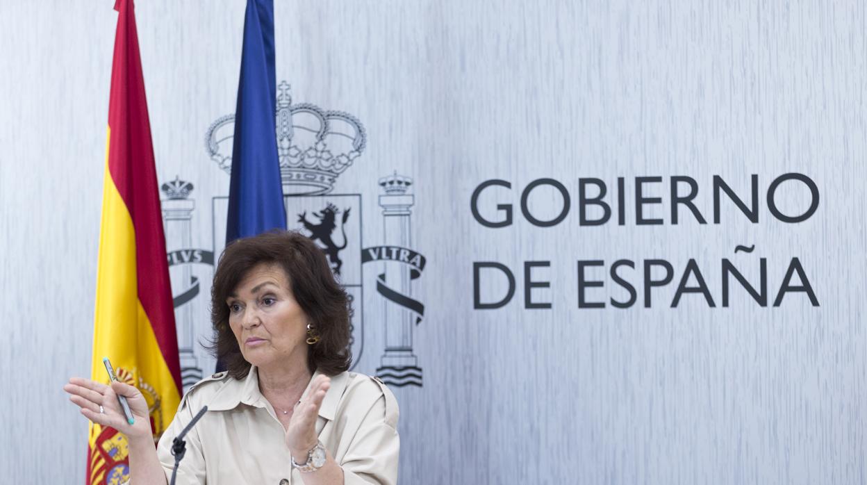 Carmen Calvo, vicepresidenta del Gobierno