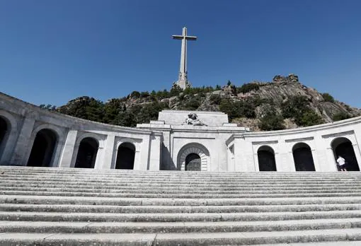 Vista de la explanada del Valle de los Caídos