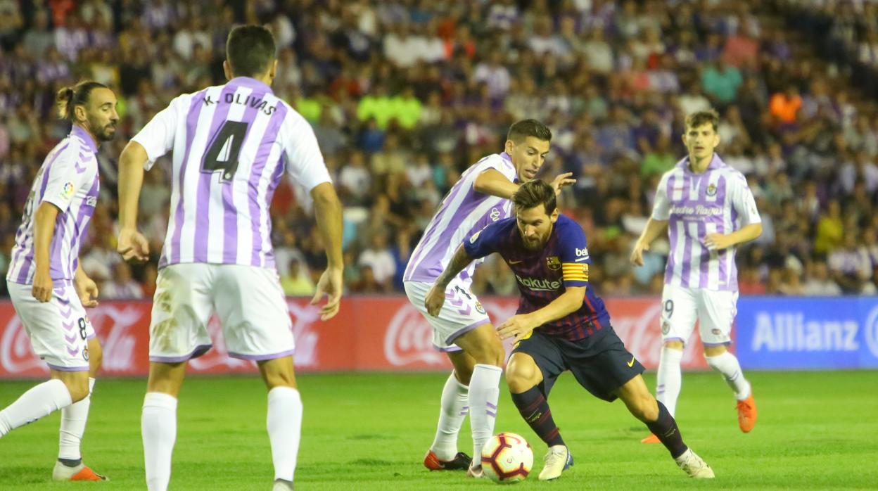 El Barcelona vence con dificultad por 0-1 al Valladolid