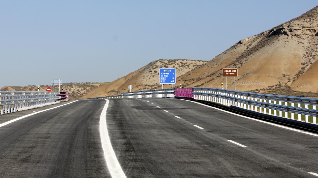 Imagen de las obras en una de las carreteras autonímcas de Castilla-La Mancha