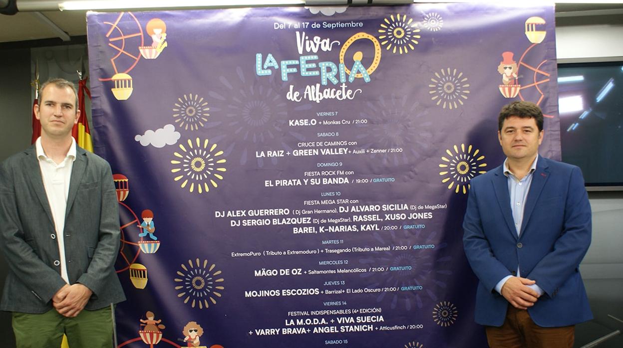 Programa de la carpa musical «Viva la Feria»