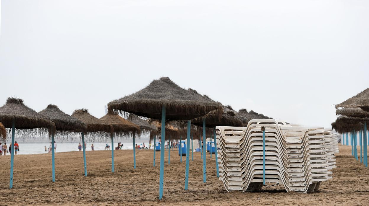 Imagen de la playa de Las Arenas de Valencia