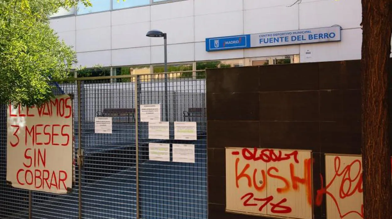 La semana pasada cerró el centro polideportivo de Fuente del Berro por impagos