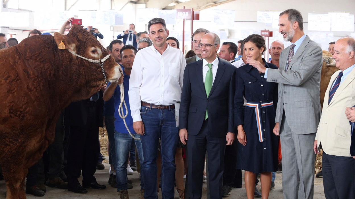 Los Reyes Don Felipe y Doña Sofía han inaugurad la feria agropecuaria salmantina Salamaq