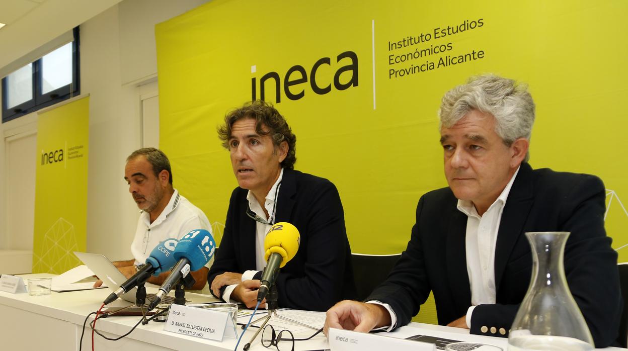 Imagen de la presentación de resultados de Ineca