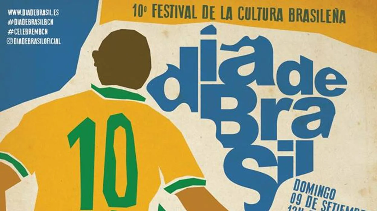 El original cartel del día de Brasil de este año