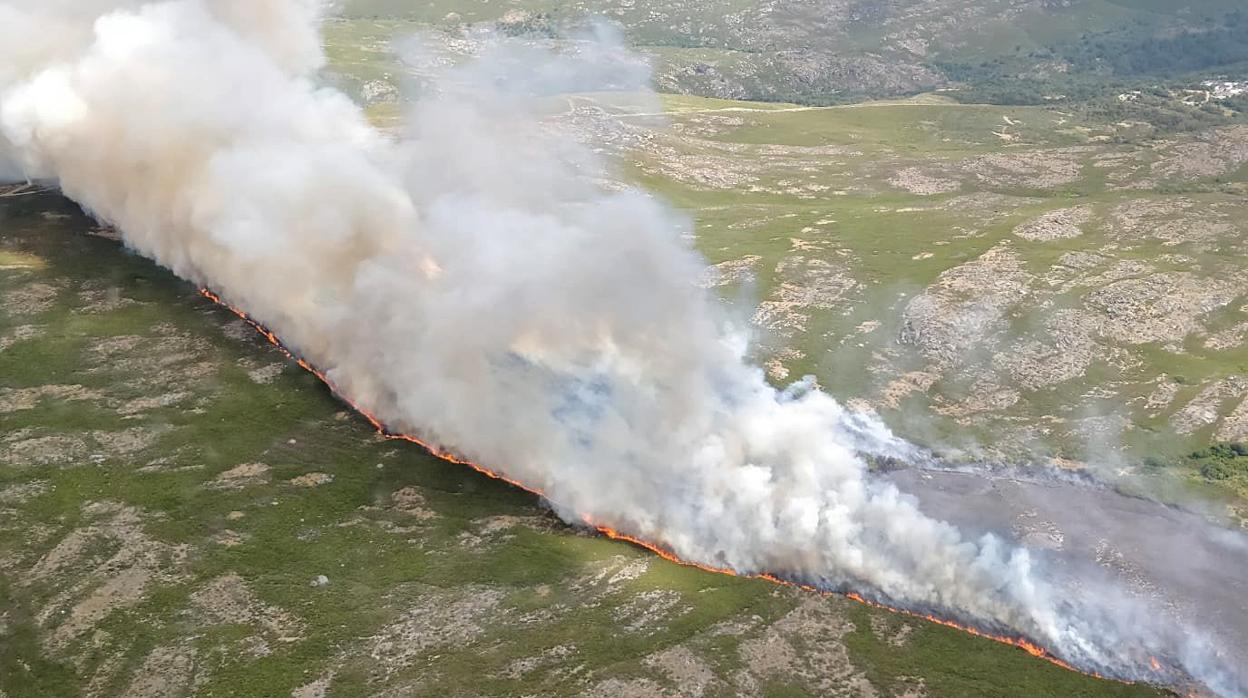 Un incendio en Zamora