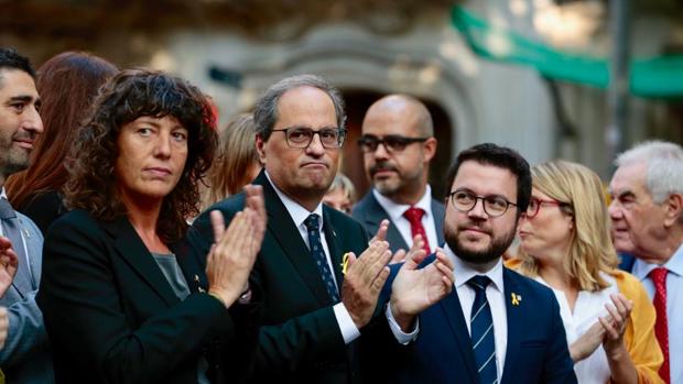 La Diada 2018, en directo: Partidos, instituciones y grupos ultras en la tradicional ofrenda floral