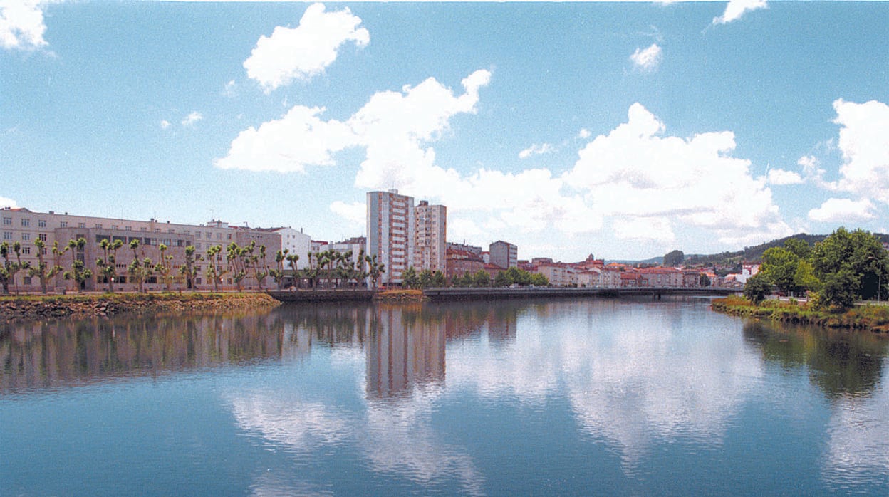 El río Lérez, a su paso por Pontevedra