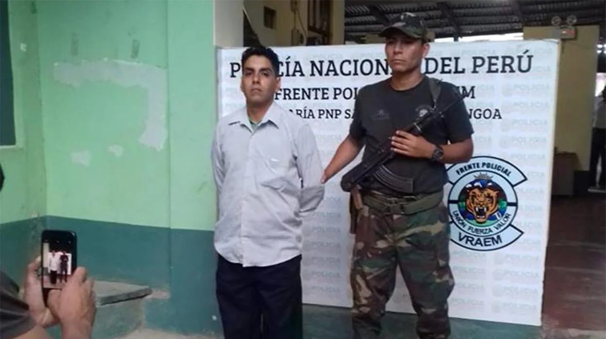 Félix Steven Manrique, el día que fue detenido en Perú
