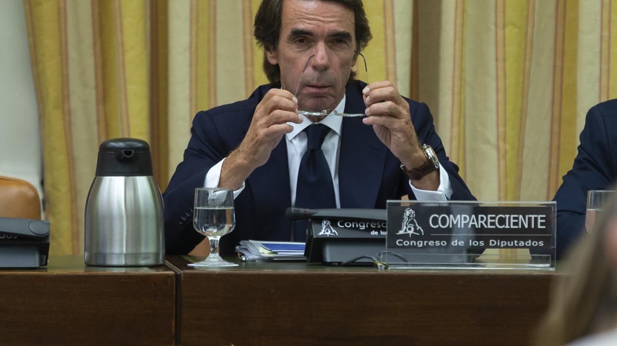 José María Aznar comparece en el Congreso