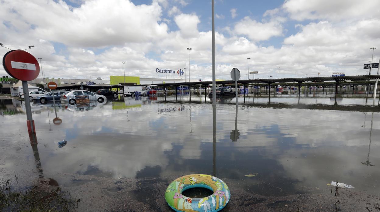 Imagen de los efectos de las lluvias torrenciales